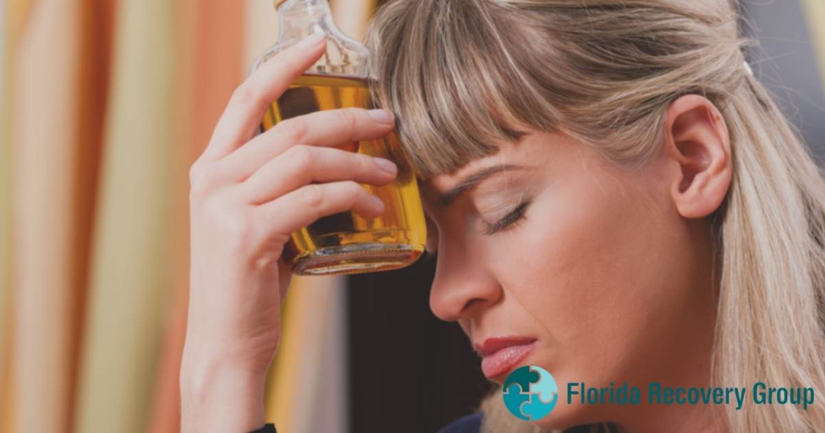 woman who needs alcohol rehab in Delray Beach